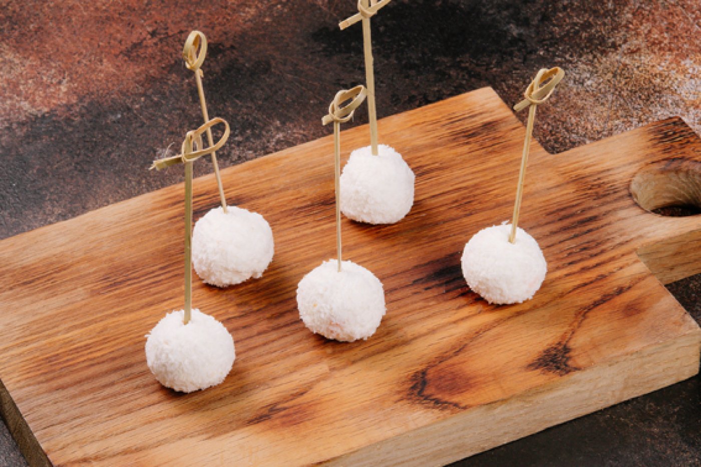 Сырный шарик с семгой, набор 5шт