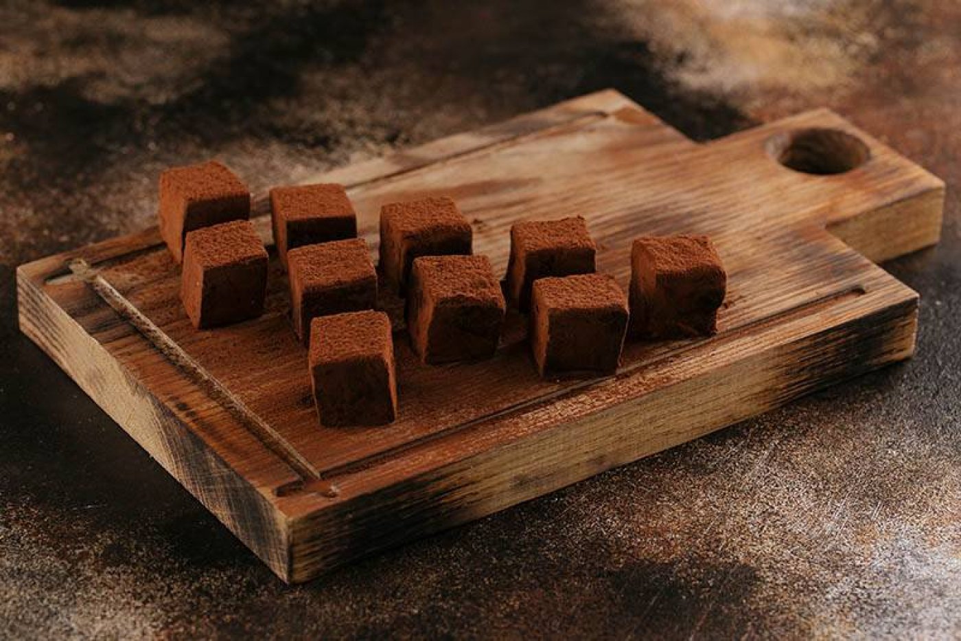 Набор конфет трюфель апельсин, 3 шт.